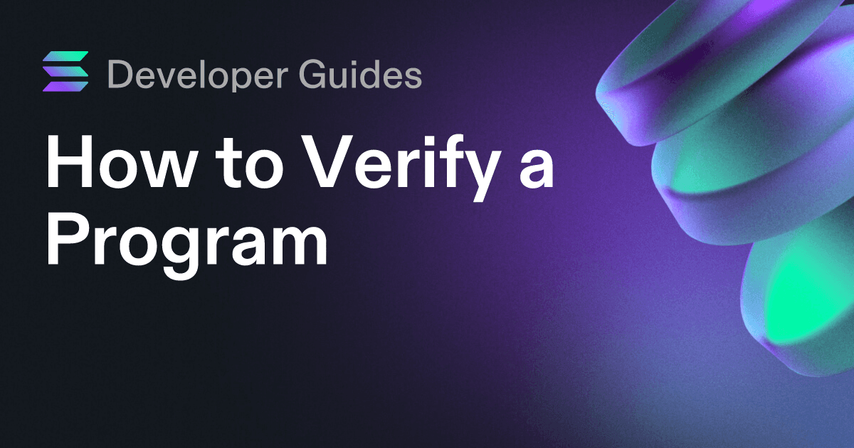 How to Verify a Program