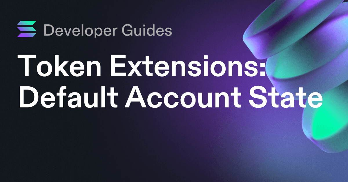 How to use the Default Account State extension